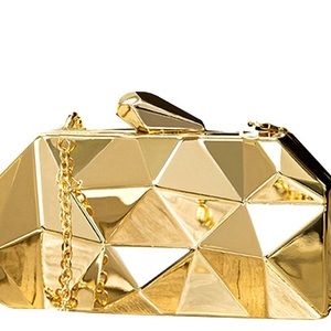 Metal Clutch ( Gold )